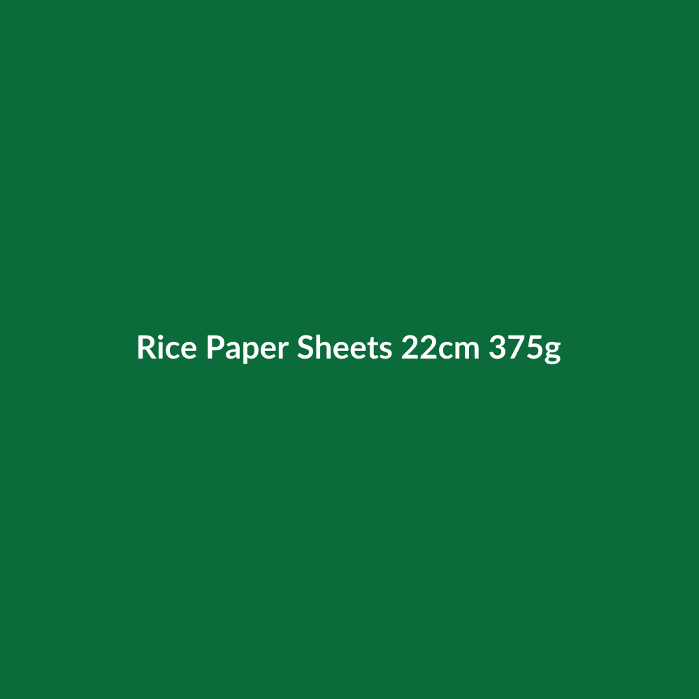 Rice Paper Sheets 22cm 375g
