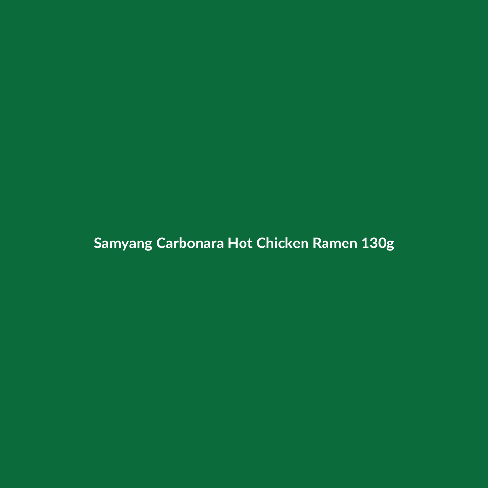Samyang Carbonara Hot Chicken Ramen 130g