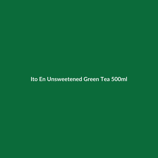 Ito En Unsweetened Green Tea 500ml
