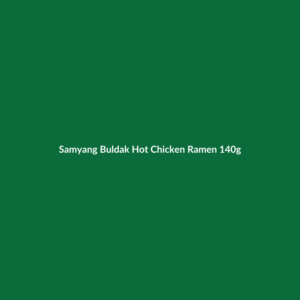 Samyang Buldak Hot Chicken Ramen 140g