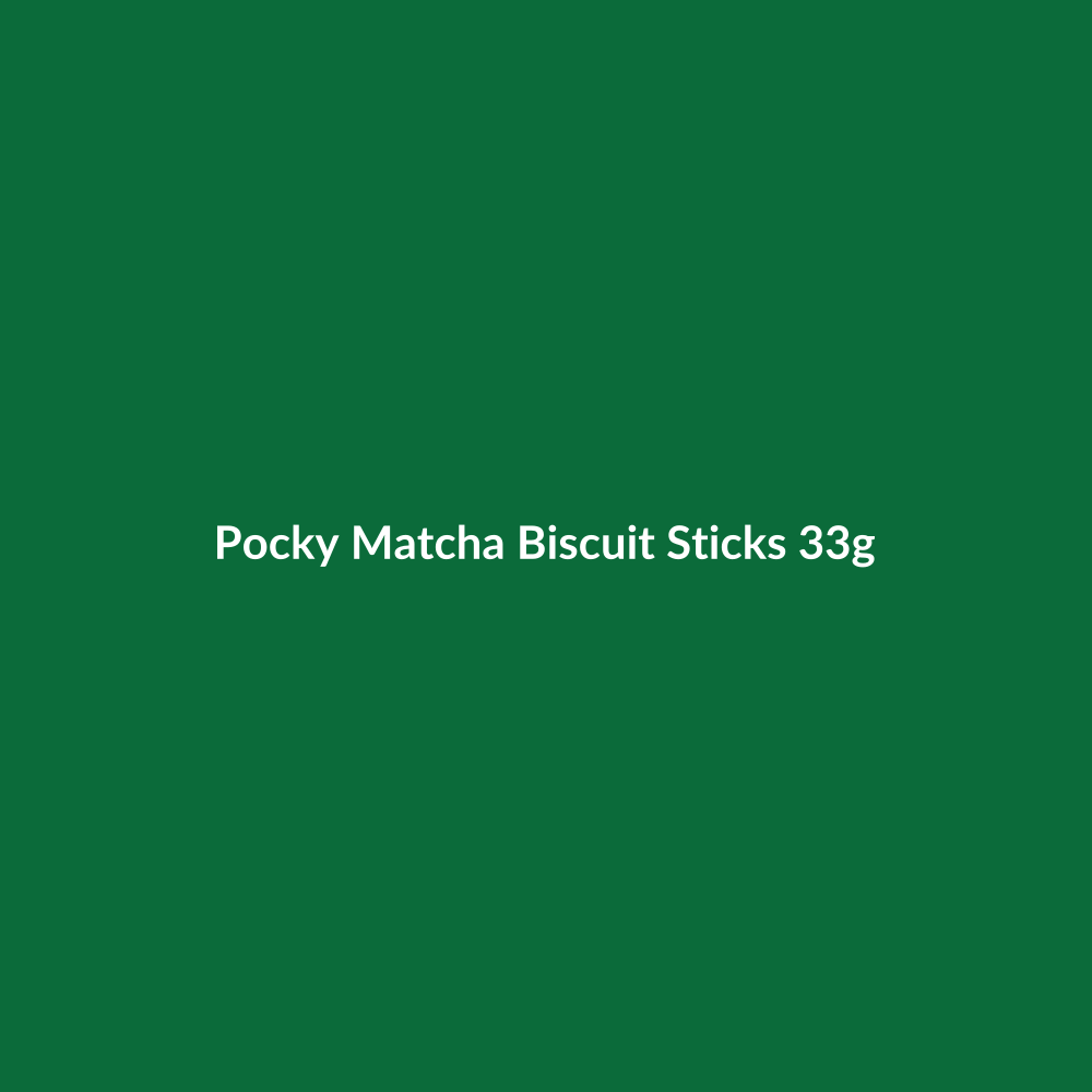 Pocky Matcha Biscuit Sticks 33g
