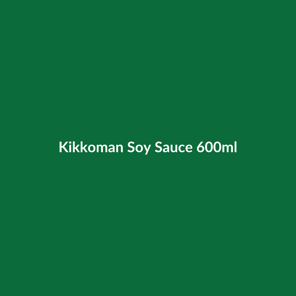 Kikkoman Soy Sauce 600ml