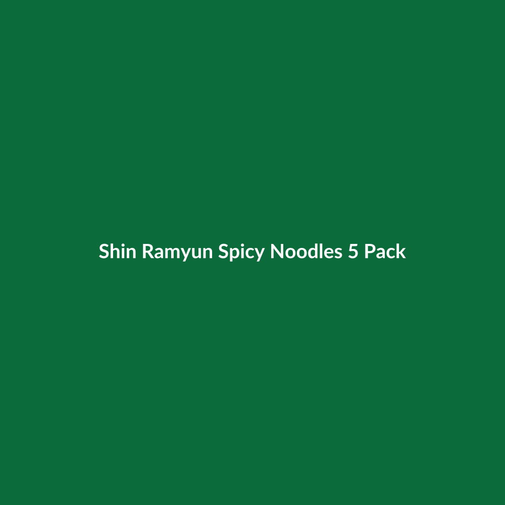 Shin Ramyun Spicy Noodles 5 Pack