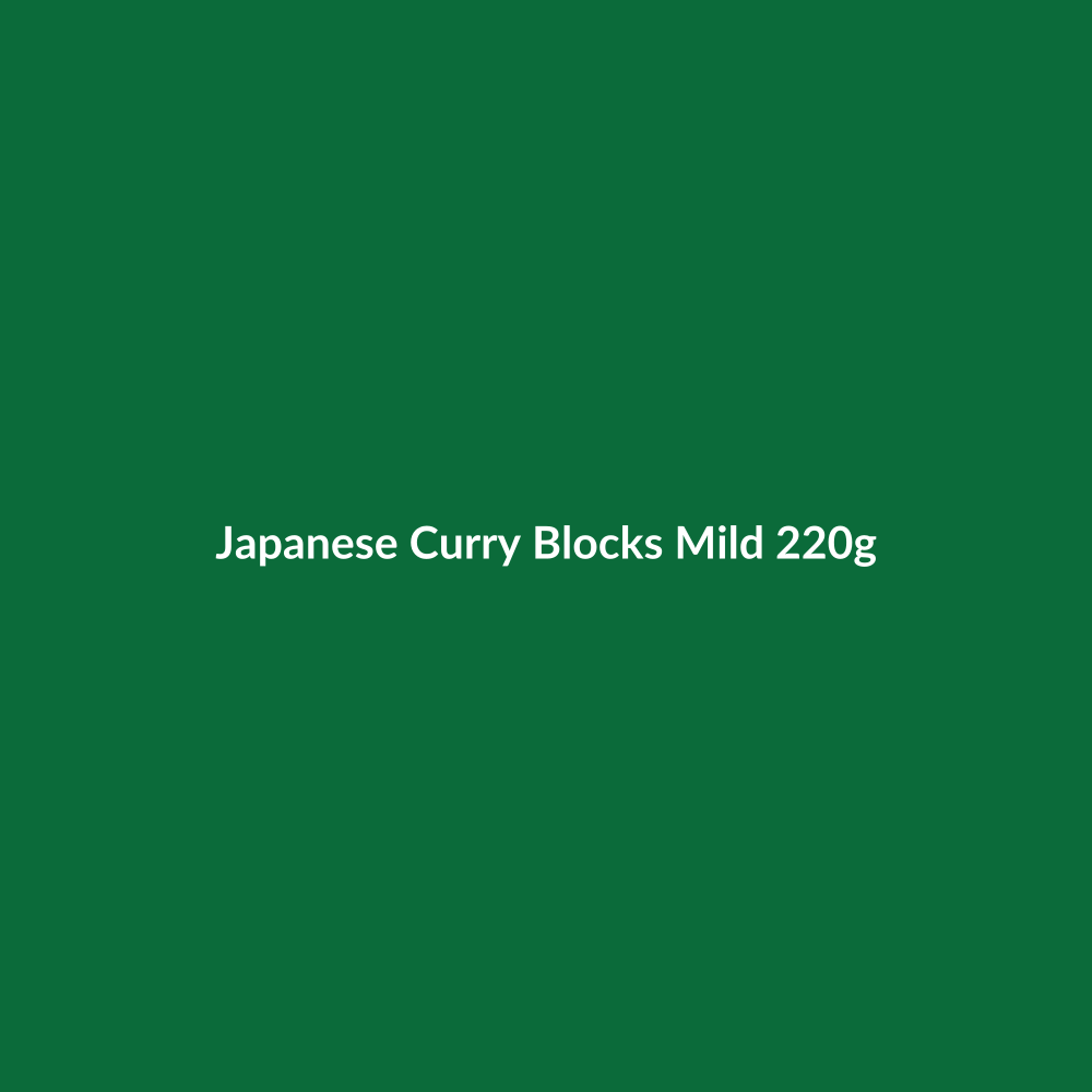 Japanese Curry Blocks Mild 220g